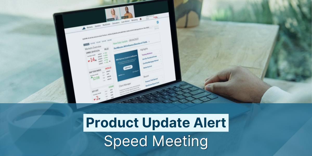 Product Update Alert: Speed Meeting
