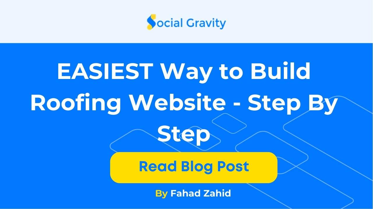 How To Build a Roofing site (The Easiest Way)