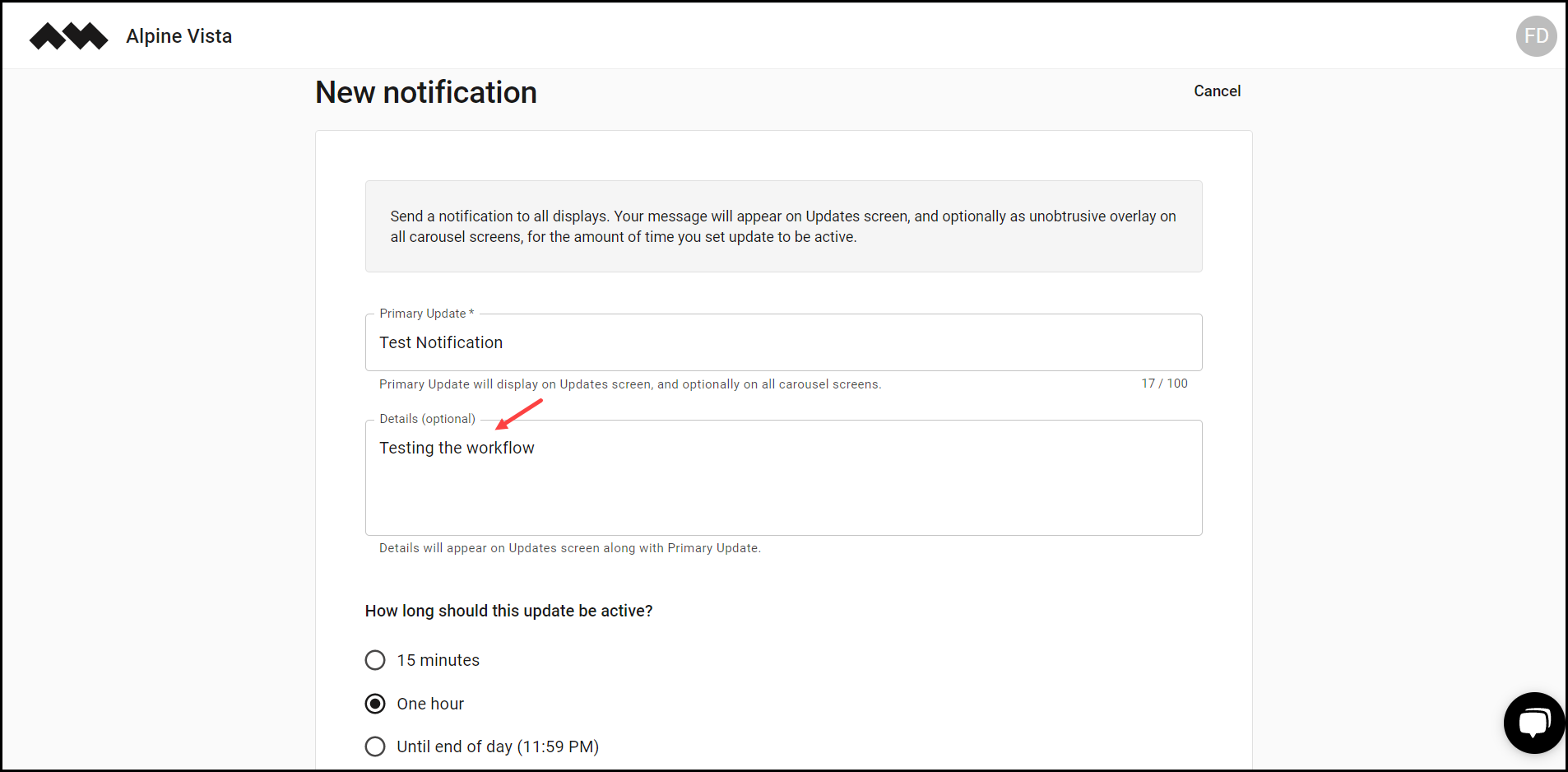How to Add a Notification?