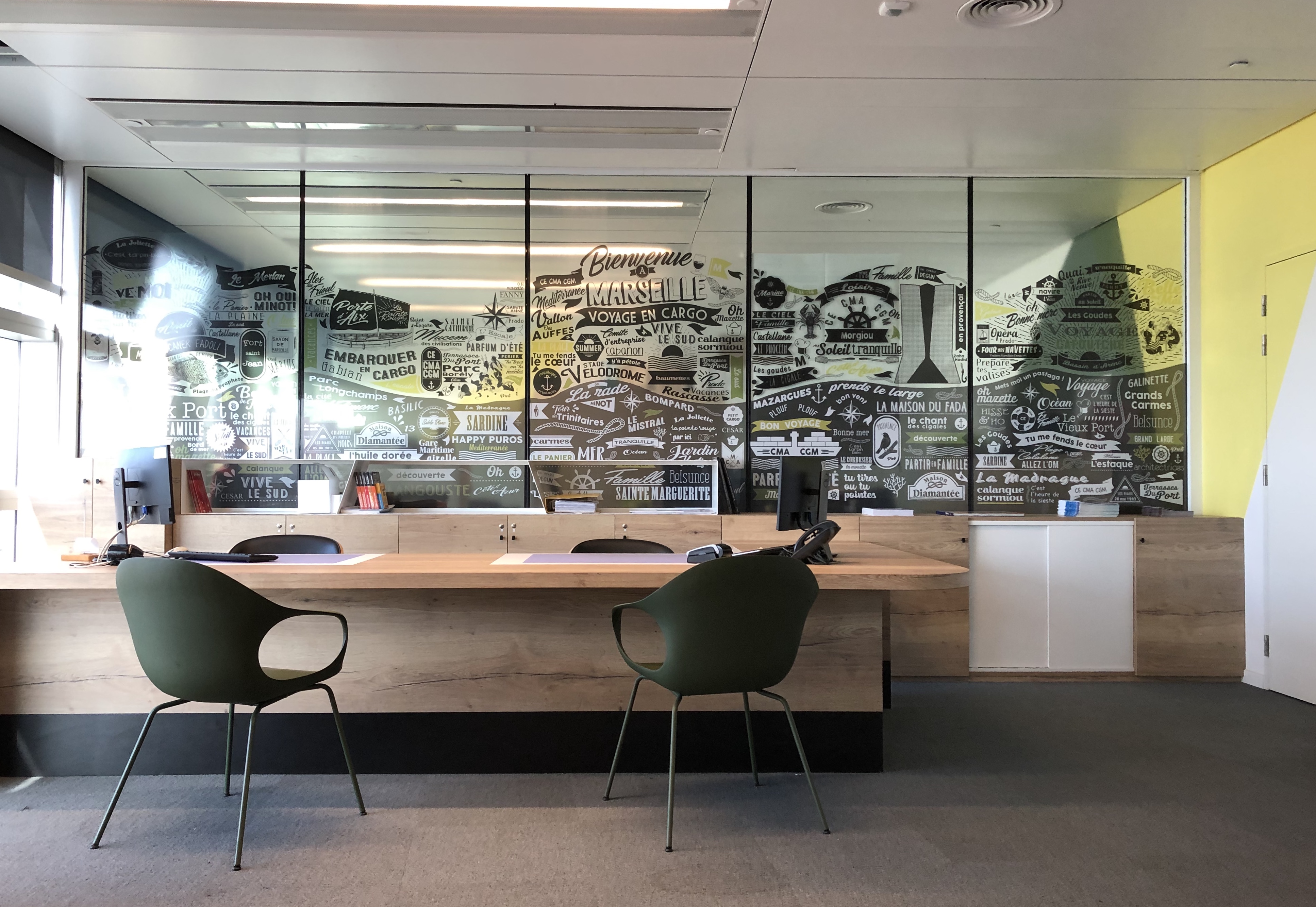 Bureaux du comité d'entreprise de la Tour CMA-CGM 