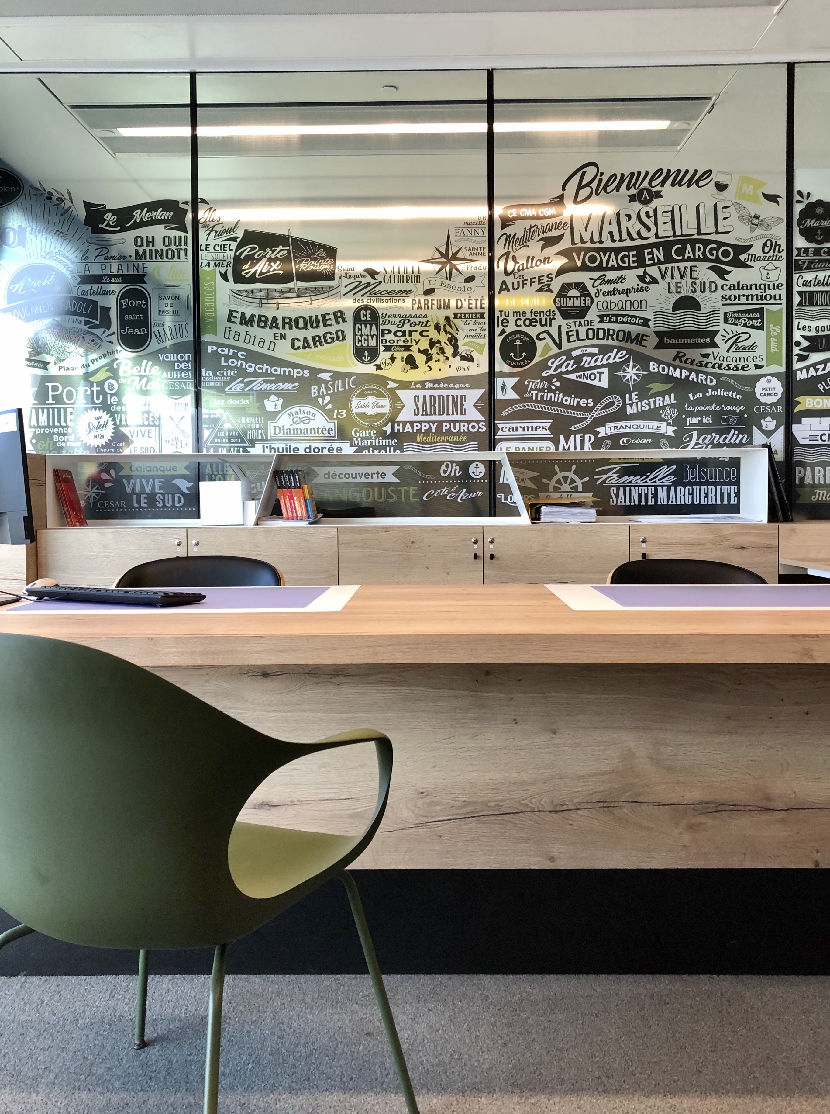 Bureaux du comité d'entreprise de la Tour CMA-CGM 