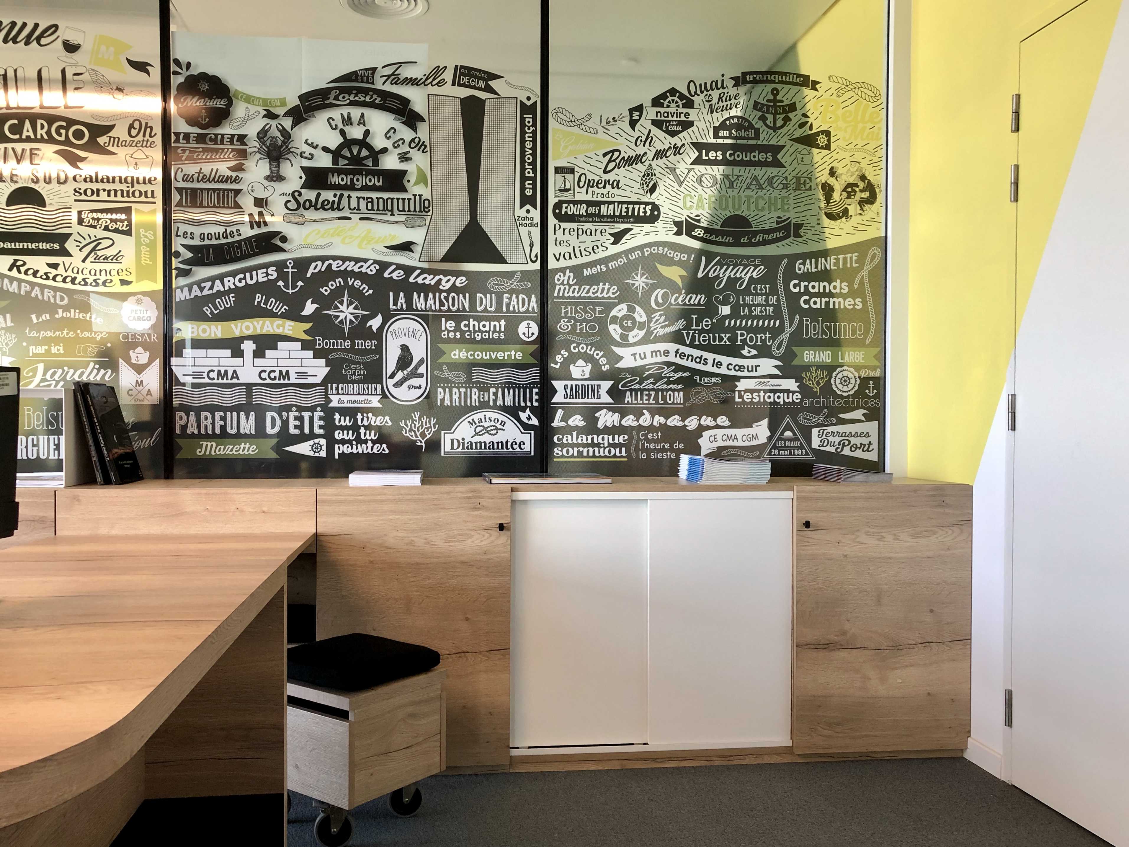 Bureaux du comité d'entreprise de la Tour CMA-CGM 