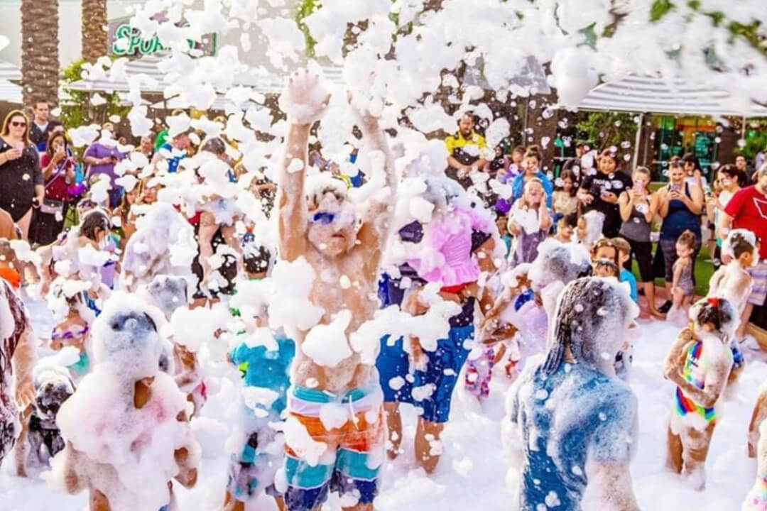 Foam Party Service In Bakersfield, California Fizz And Foam