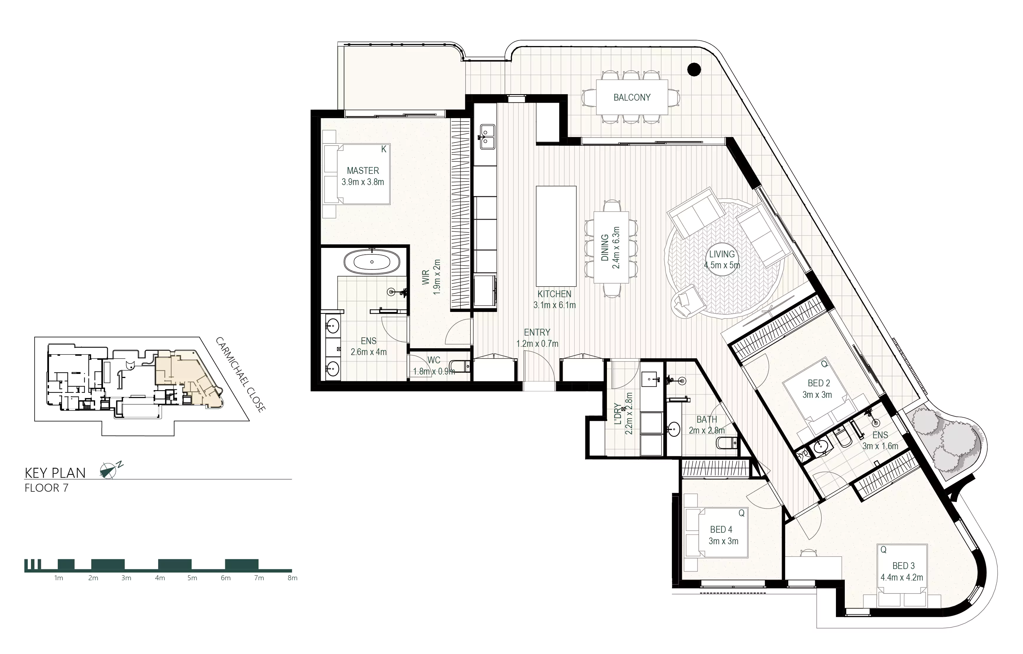 Luxury 2BR Penthouse Balcony Parking Luxembourg 【 MAR 2026 】 Apartment ... - Modern Penthouse Apartment With Private Balcony