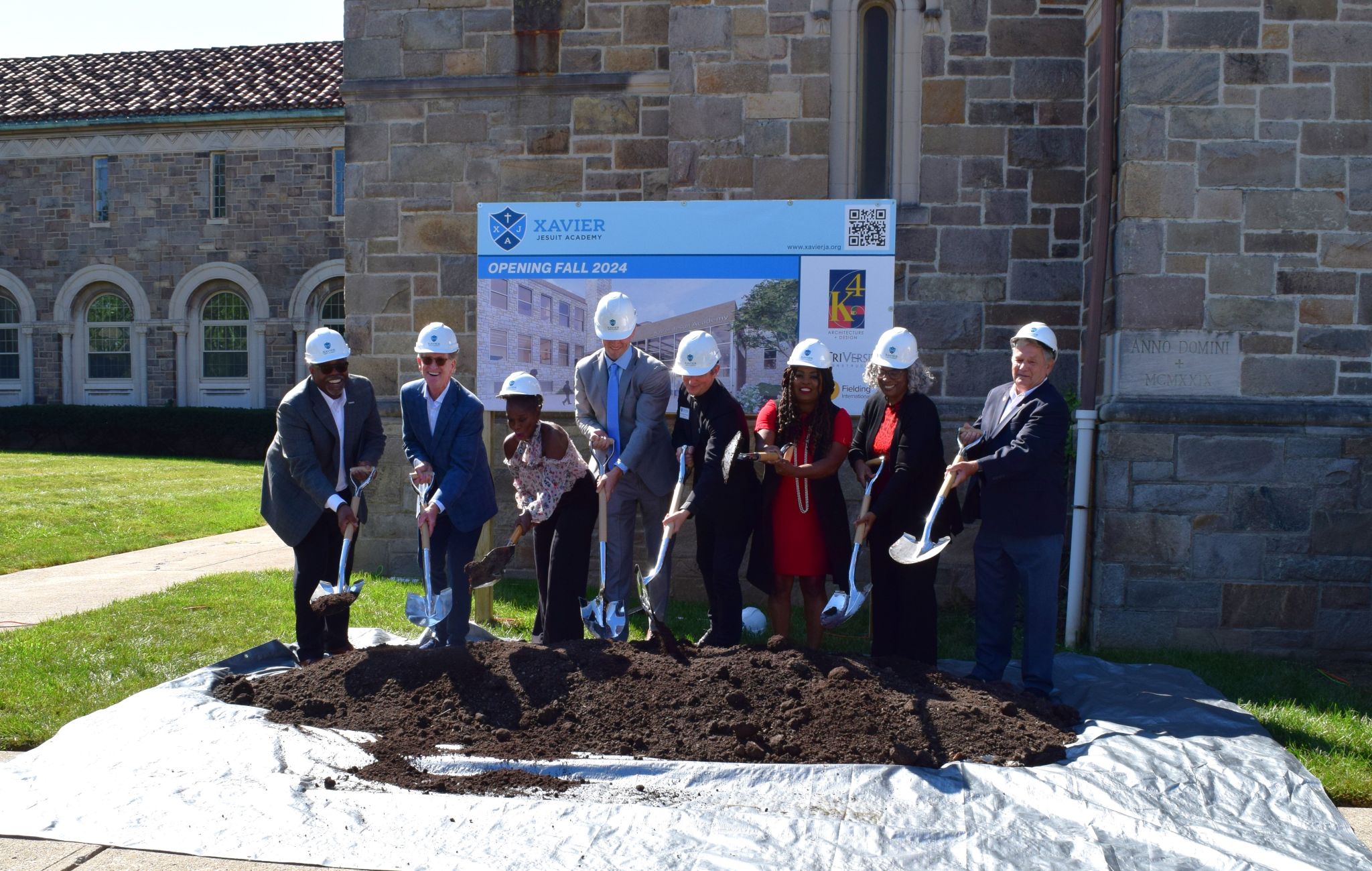 Groundbreaking at Xavier Jesuit Academy marks start of construction