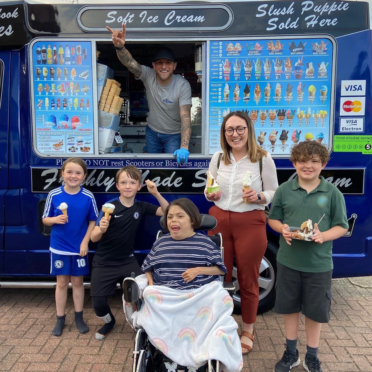 Joe's Whippy Ice Cream Van Hire in Colchester, Essex