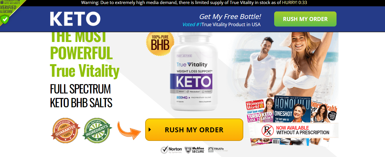 True Vitality Keto- 100% Clinically Approved - Development Hackers