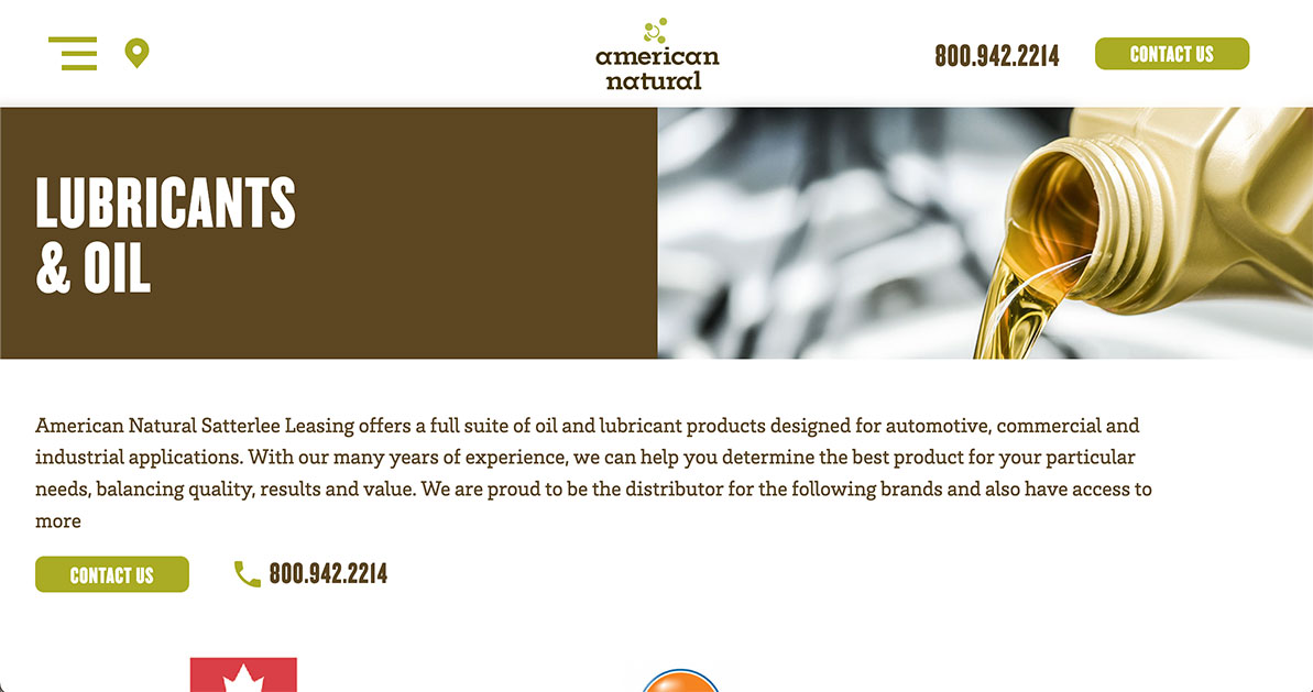 Lubricants & Oil American Natural