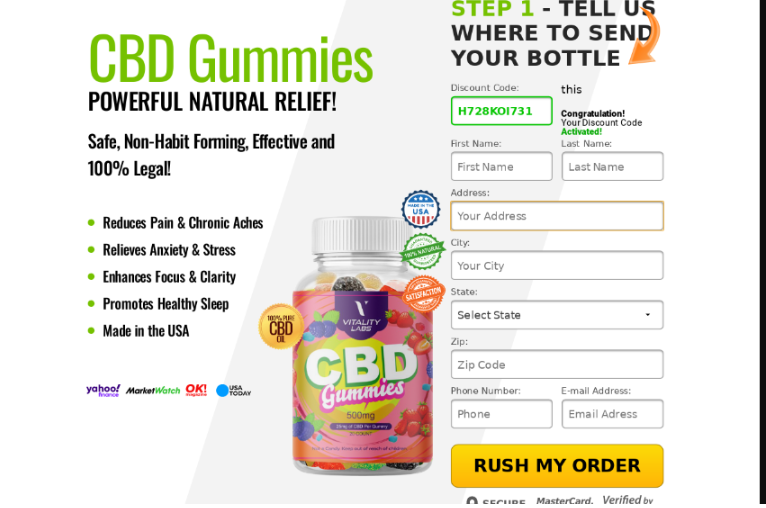 Vitality Labs CBD Gummies