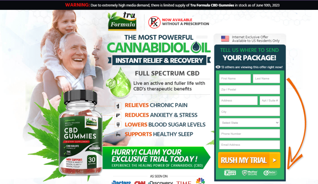 Tru Formula CBD Gummies