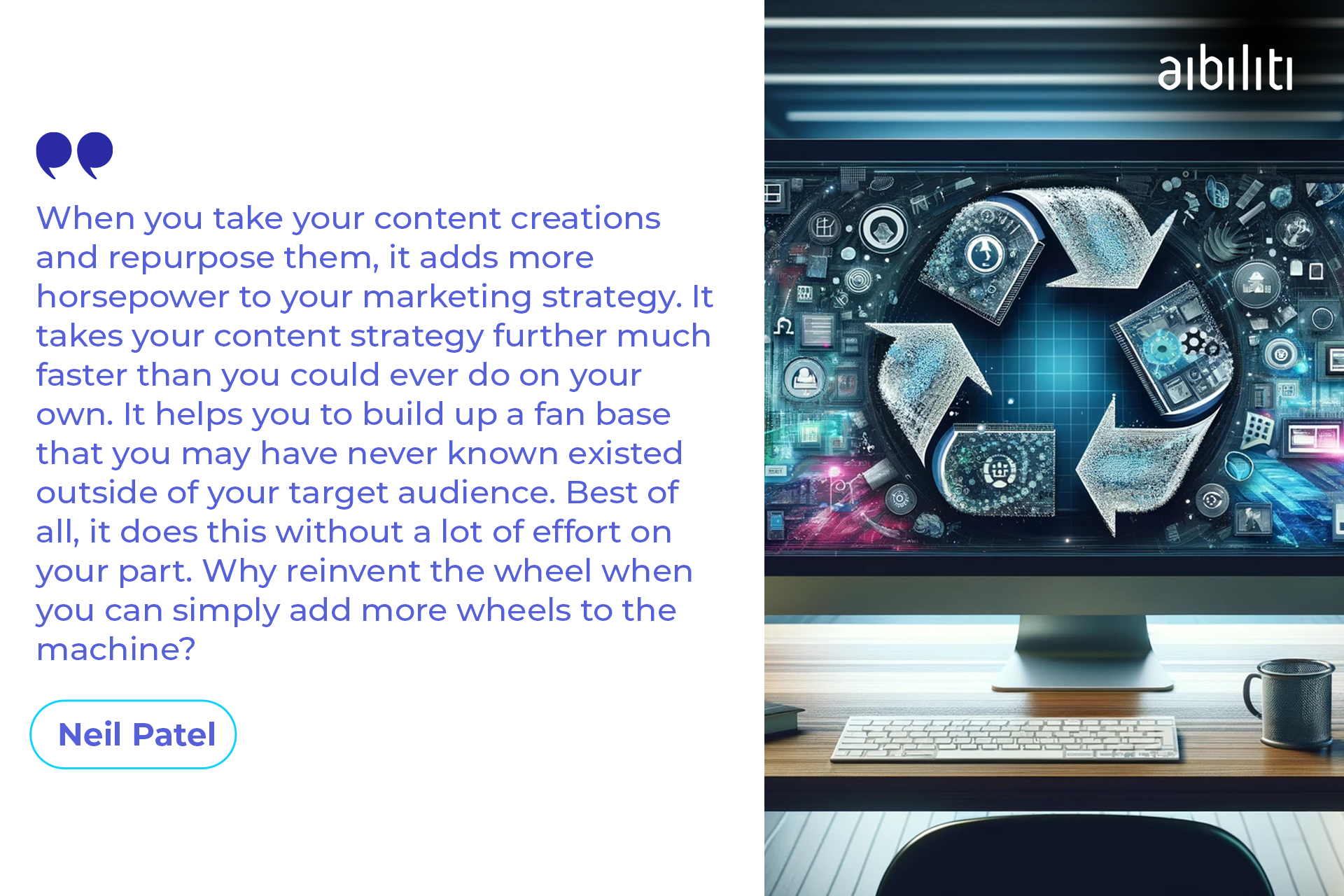 The smart way to repurpose B2B marketing content for small businesses with AI
