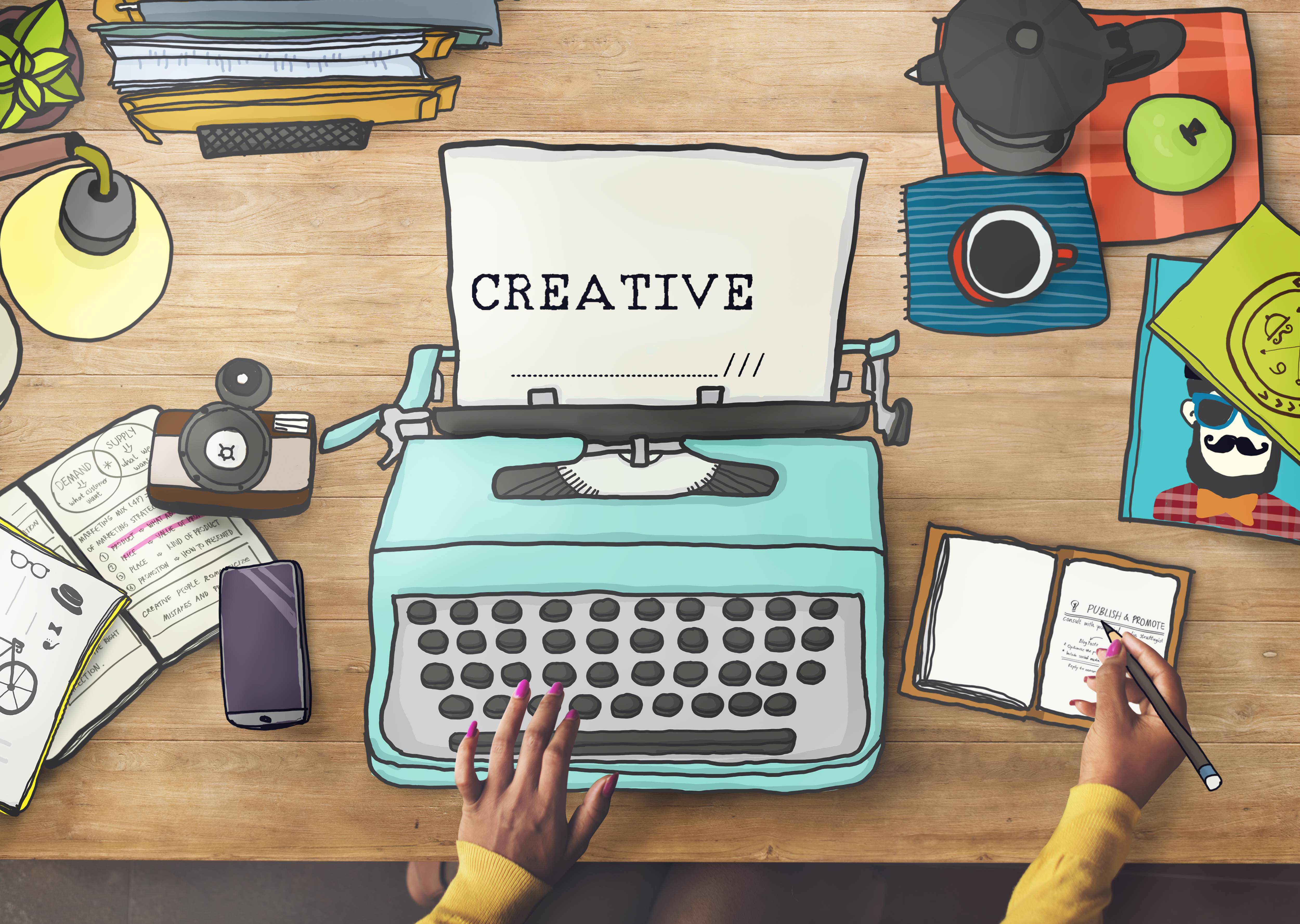 Illustration for Are you writing content or creating it?  Leveraging AI for small B2B Tech companies (ABM Tips)