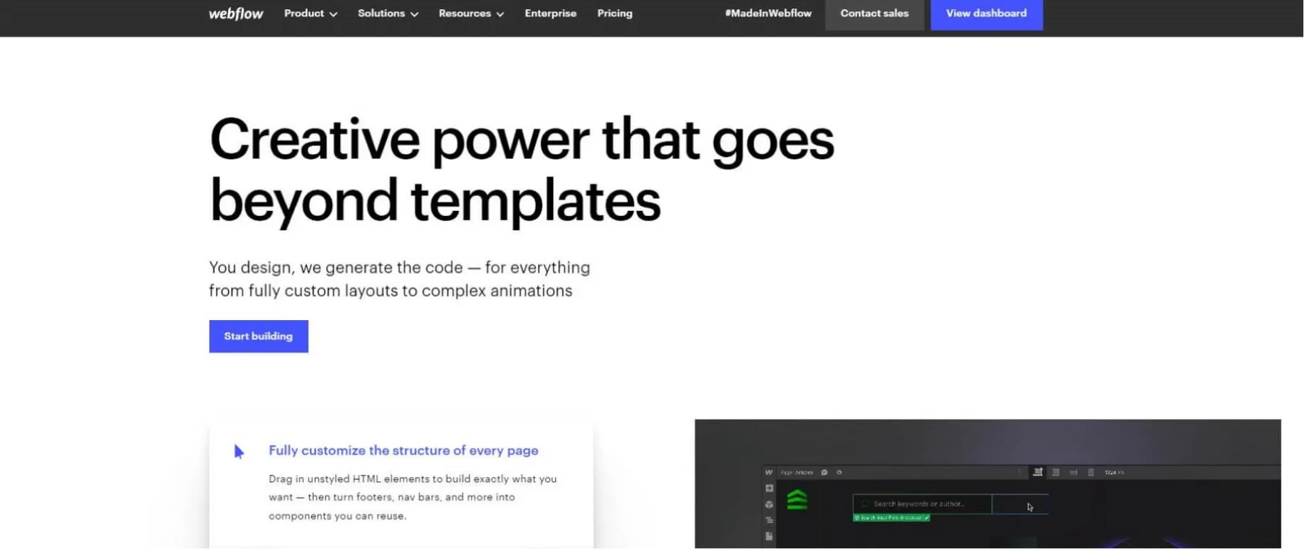 4.3 Sticky website header example