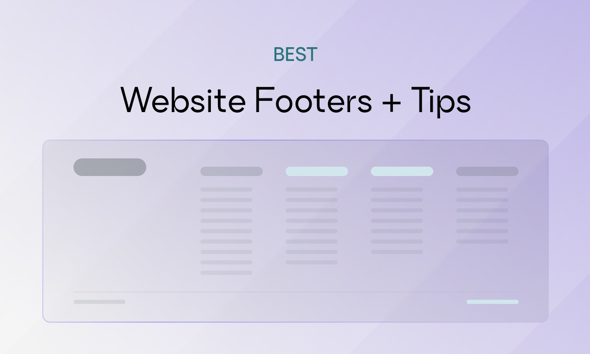 17 website footer design examples that drive results