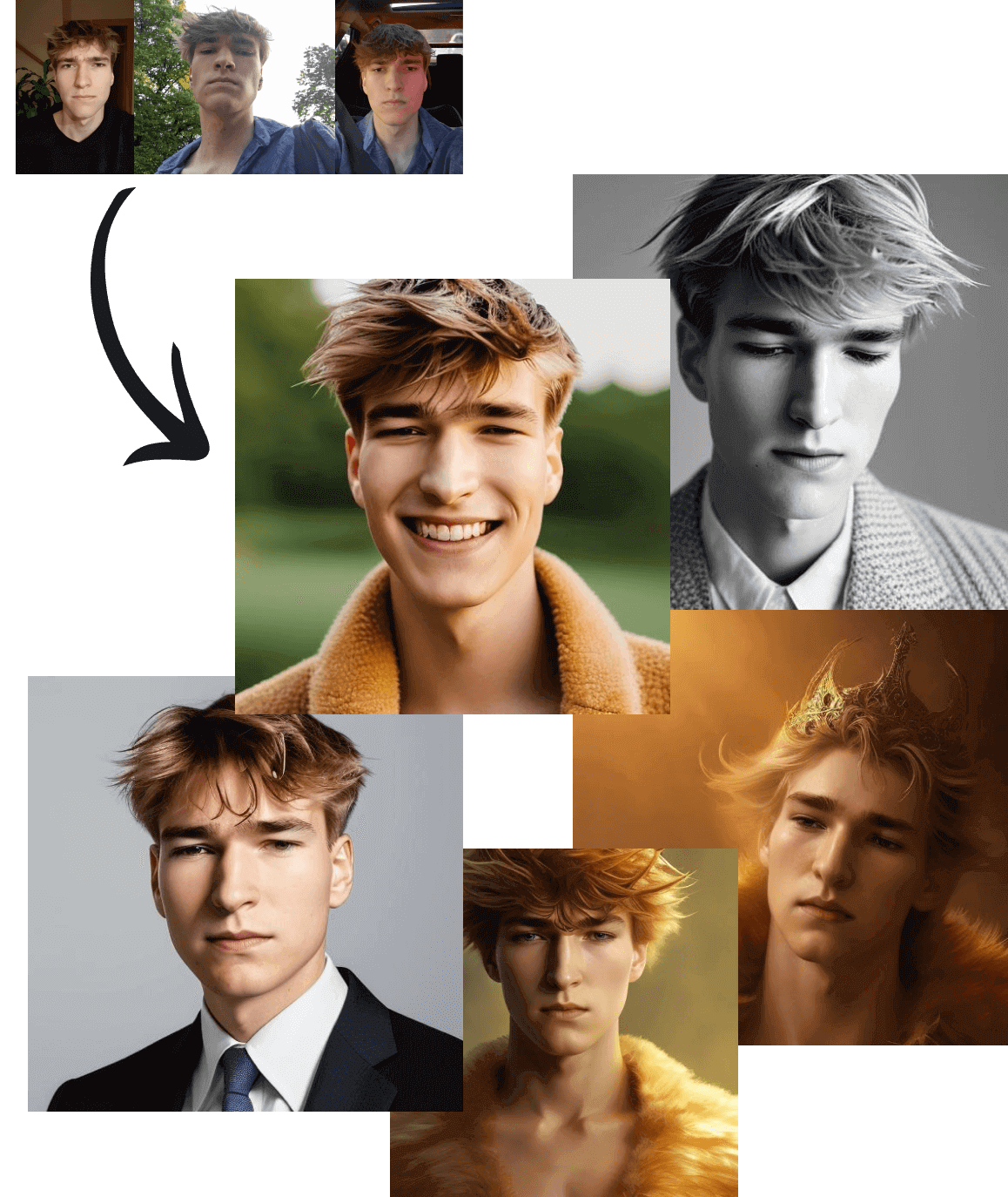 Create photo shots with PhotoAI