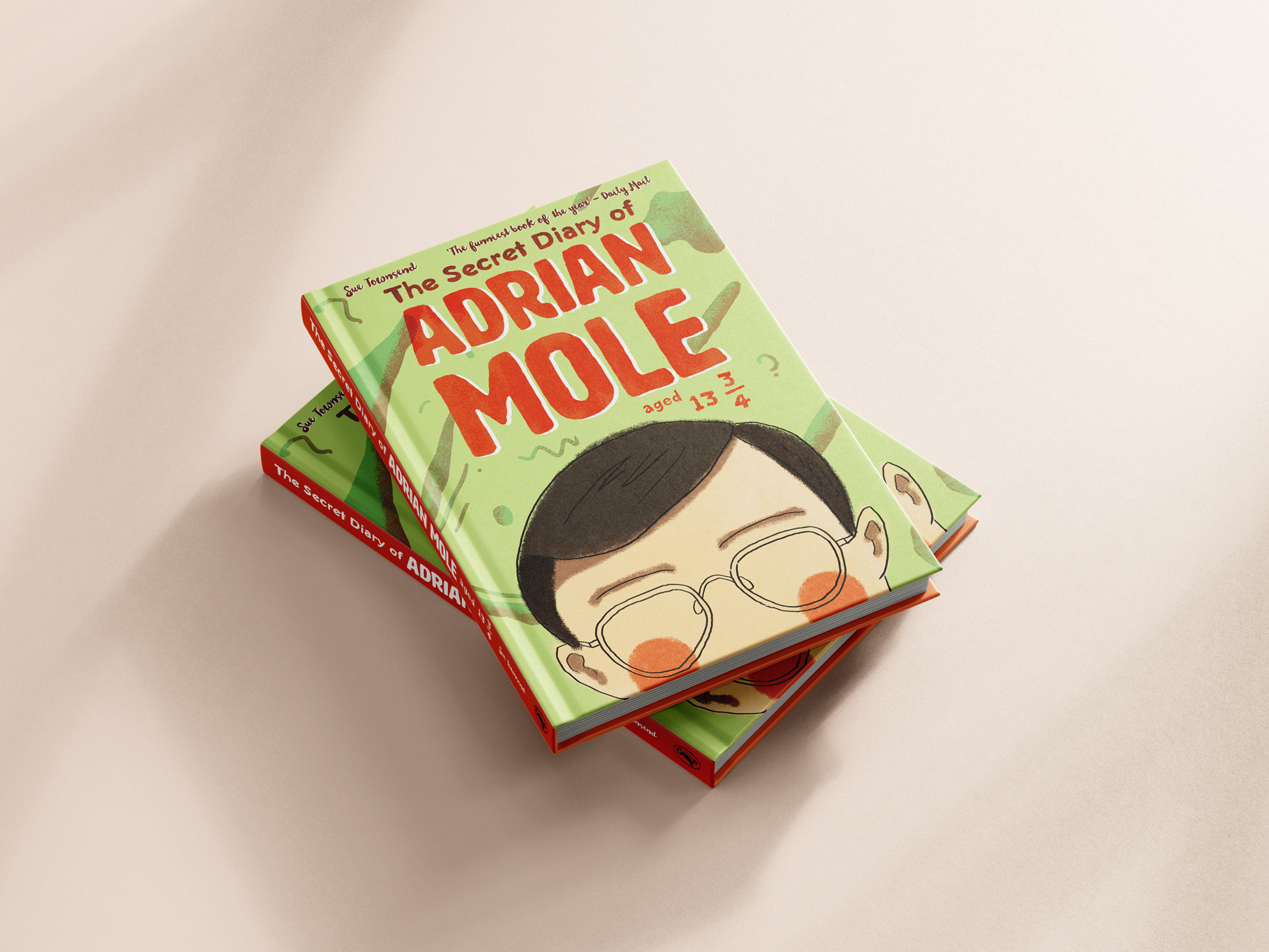 Adrian Mole book cover · Ryan Yang - Design Portfolio