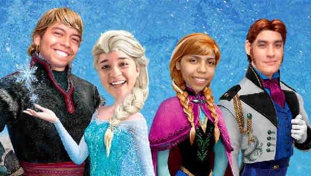 Juan, Diana, Pati y Tapia