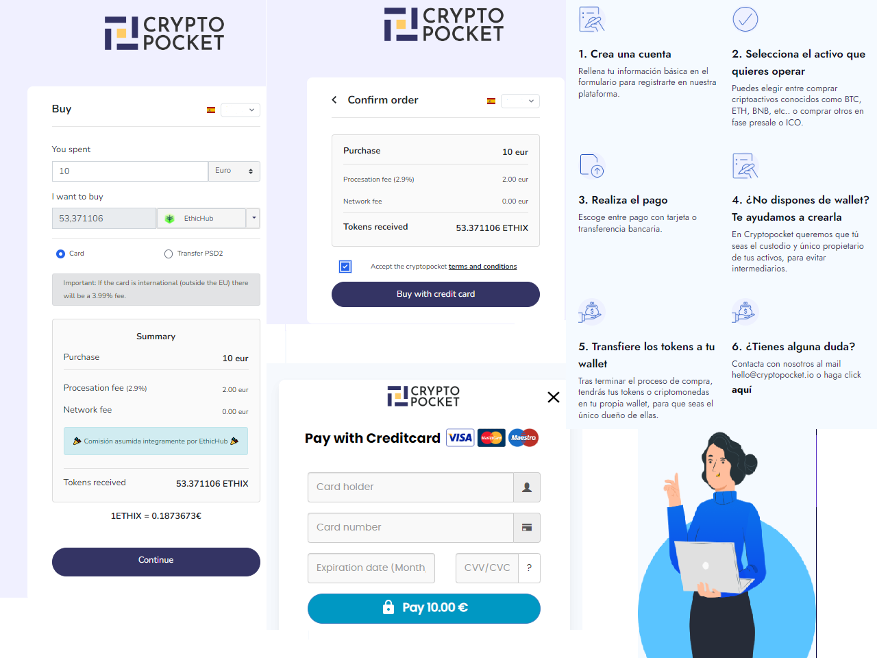 foto compra cryptopocket
