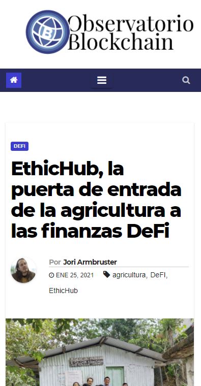 Enlace al post en "Observatorio Blockchain"