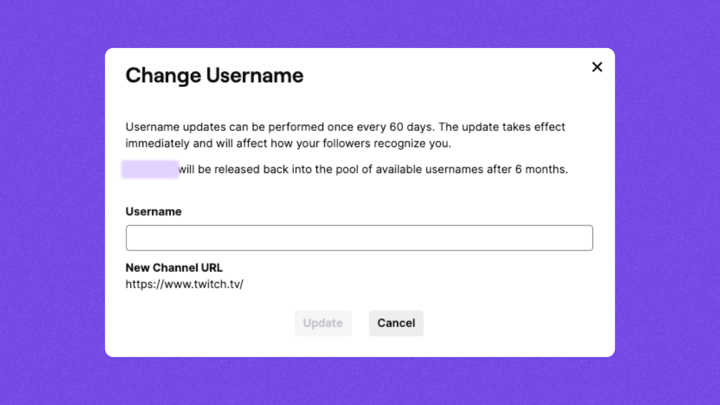 How to Change Your Twitch Name