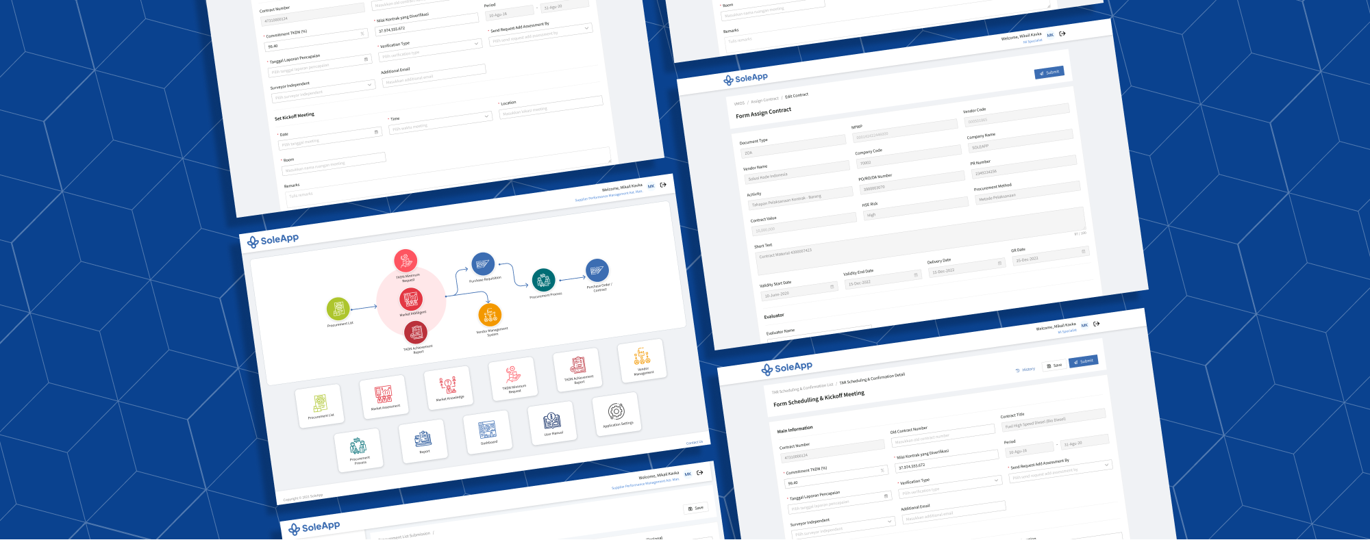 Planning, Monitoring, and Evaluating Material & Services of Pre-Procurement