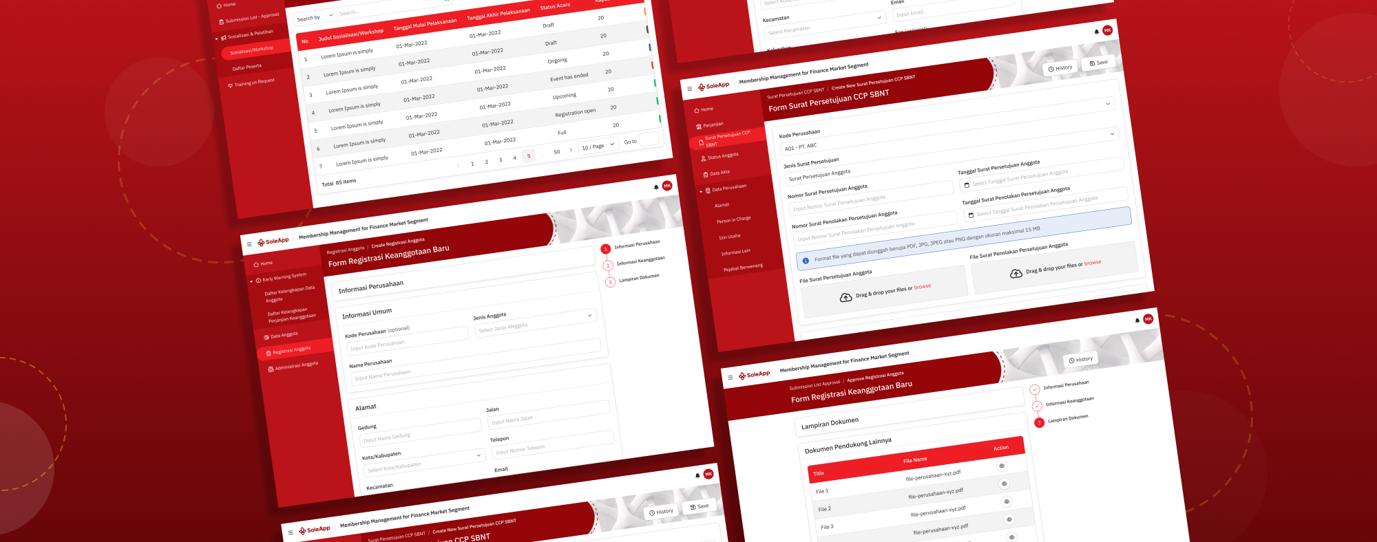 Membership Management for Finance Market Segment