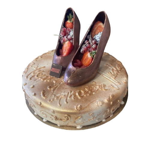 Couteau-serveur à Gâteaux Wild Eye Designs - Manche Talon Haut, Pierre Précieuse Turquoise - Neuf Dans Sa Boîte