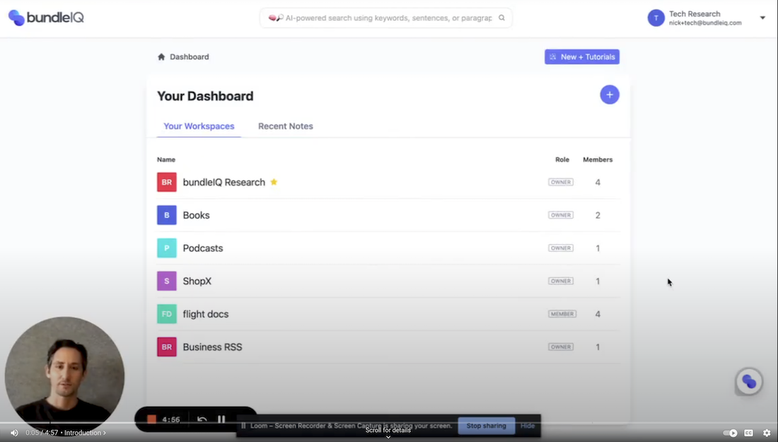 Product Video | Amplifying your Knowledge Work with bundleIQ