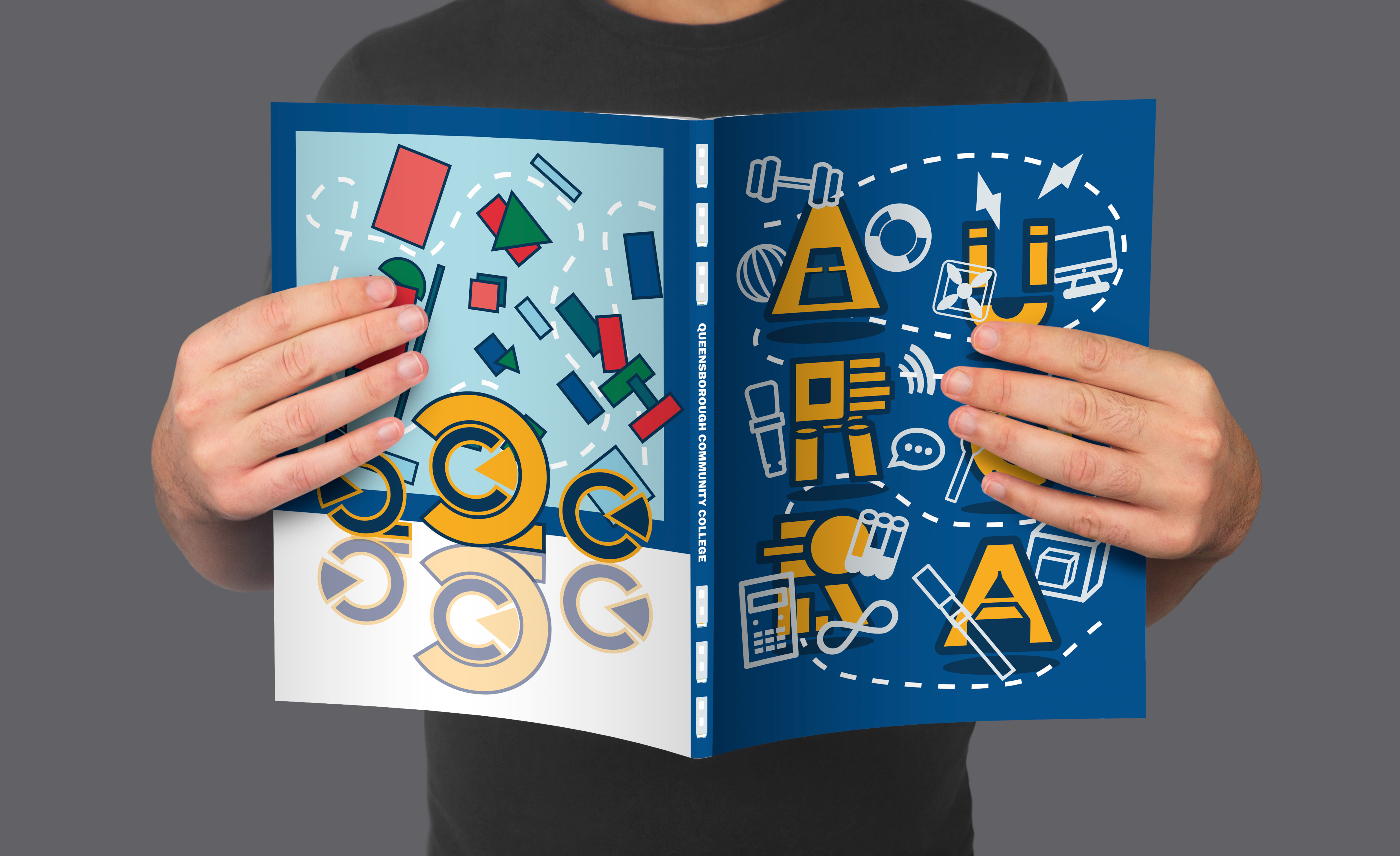 Queensborough Community College Yearbook Maxfolio flow HTML website template