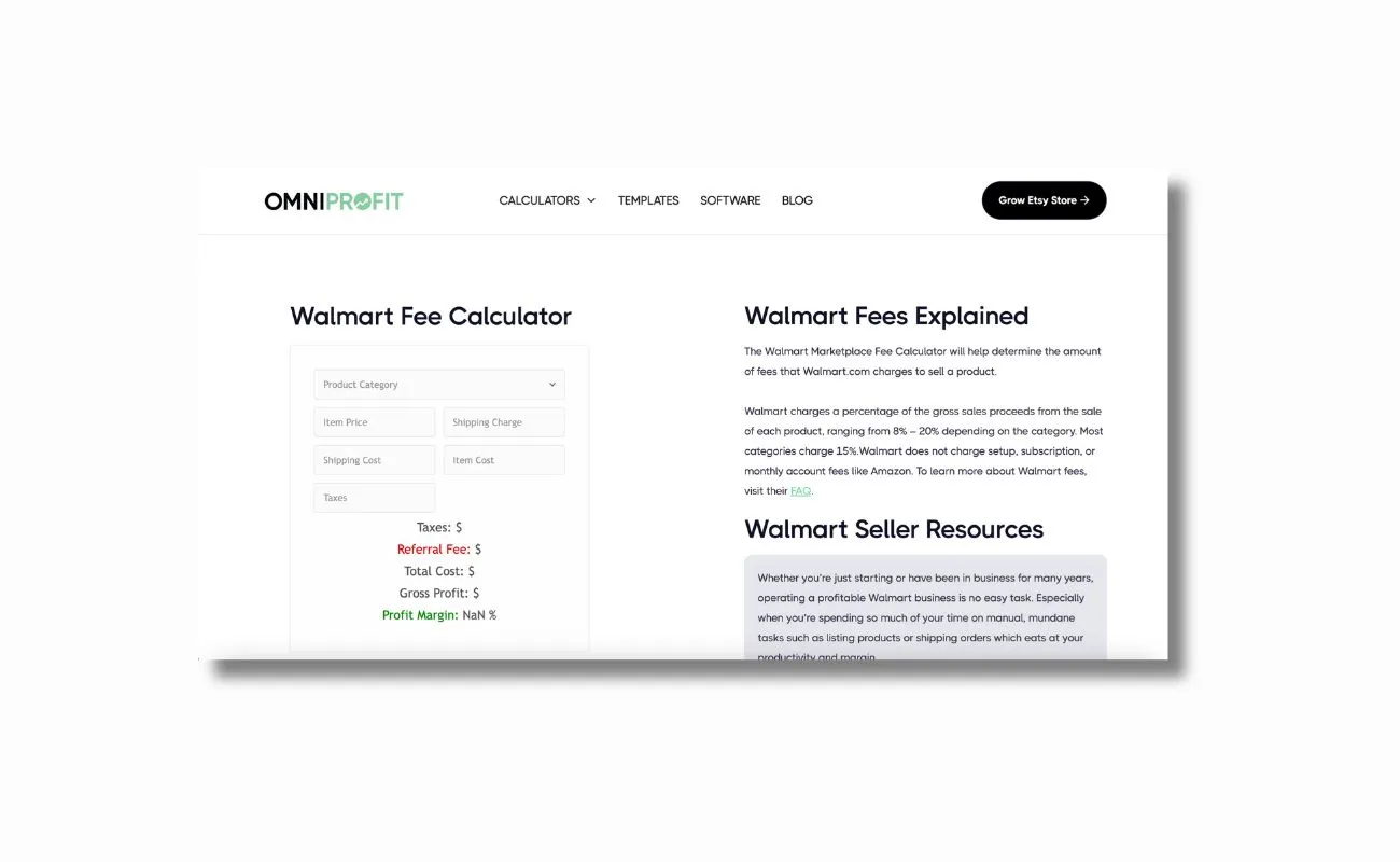 Walmart Seller Fee Calculator (2023) Price Your Products Profitably