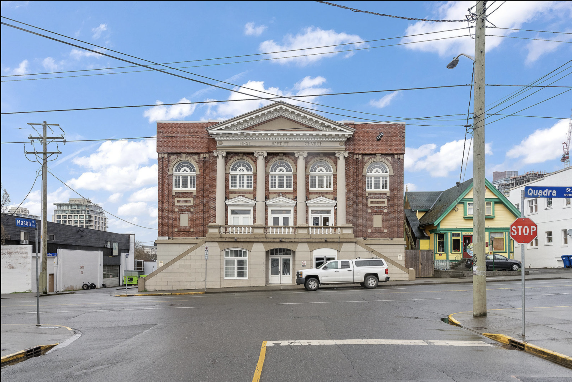 Palladian condo building at 1602 Quadra St, Victoria, BC