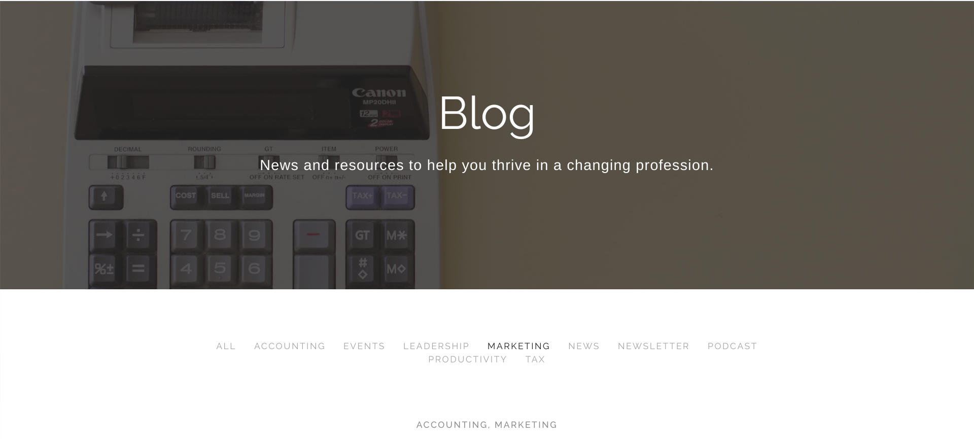 Blake Oliver accounting blog