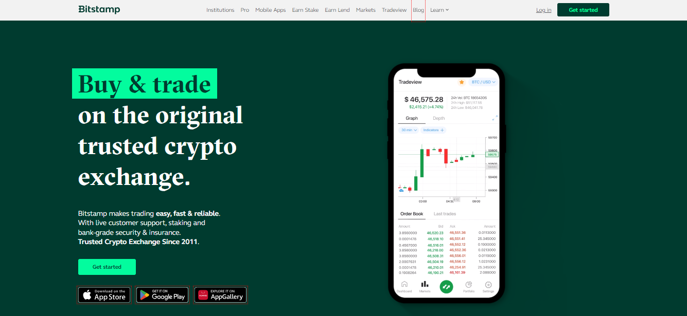 Bitstamp Trusted Crypto Exchange Buy & Sell Cryptocurrencies