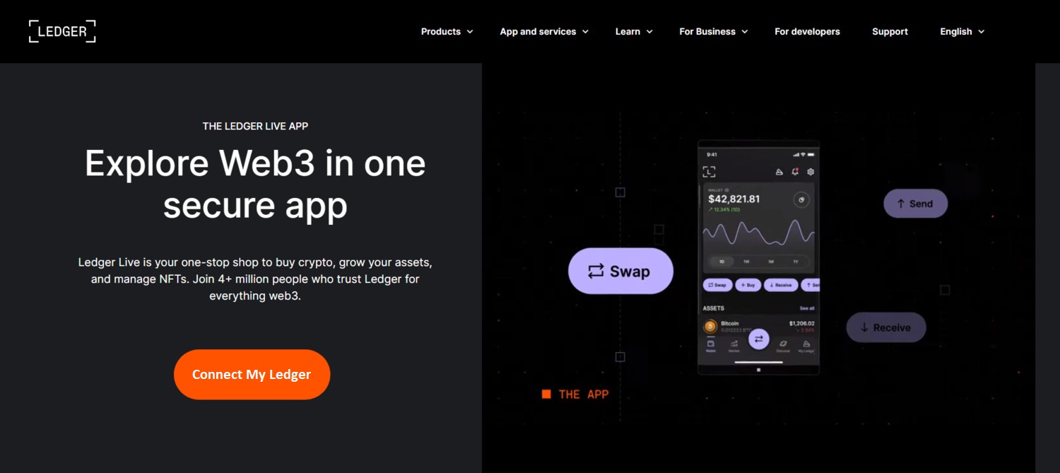 Ledger.com/start Banner