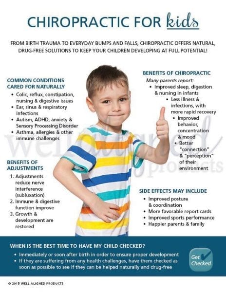Safe chiropractic care for kids