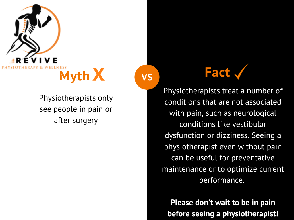 Physiotherapy myths and facts