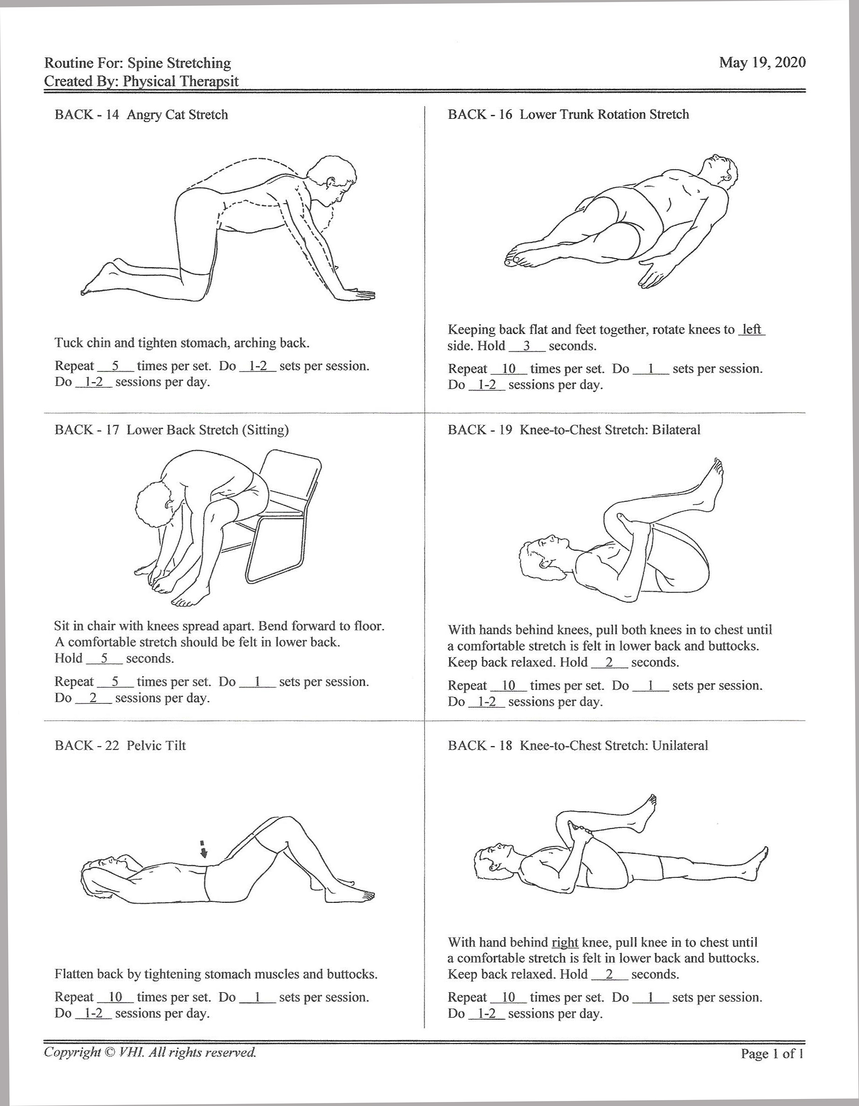 home exercises in physiotherapy