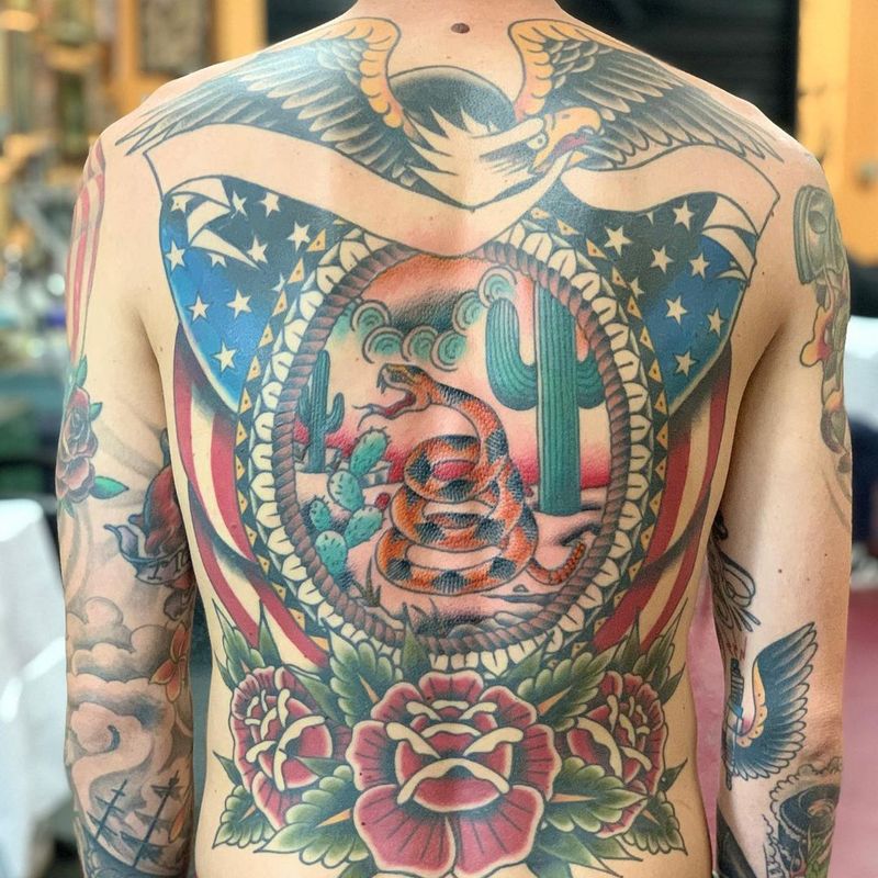 Tattoo Artist Sam Phillips 🦅 American Tattoo Vista