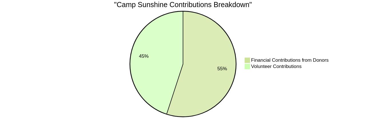 Proportions of Contributions to Camp Sunshine
