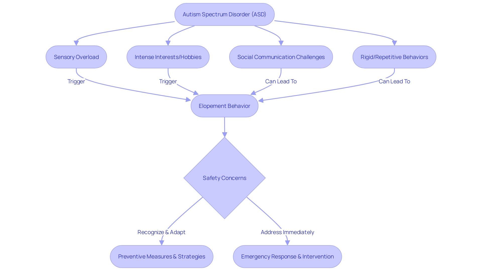 Flowchart: Understanding Elopement Behavior in Children with Autism Flowchart: Understanding Elopement Behavior in Children with Autism