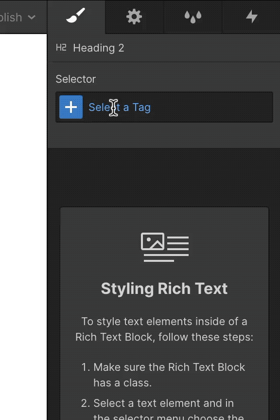 Rich Text Tags Style Guide