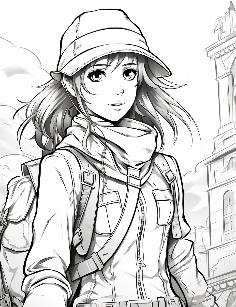 Color Craftables | Coloring Pages | Anime & Manga - Adventure - Journeys