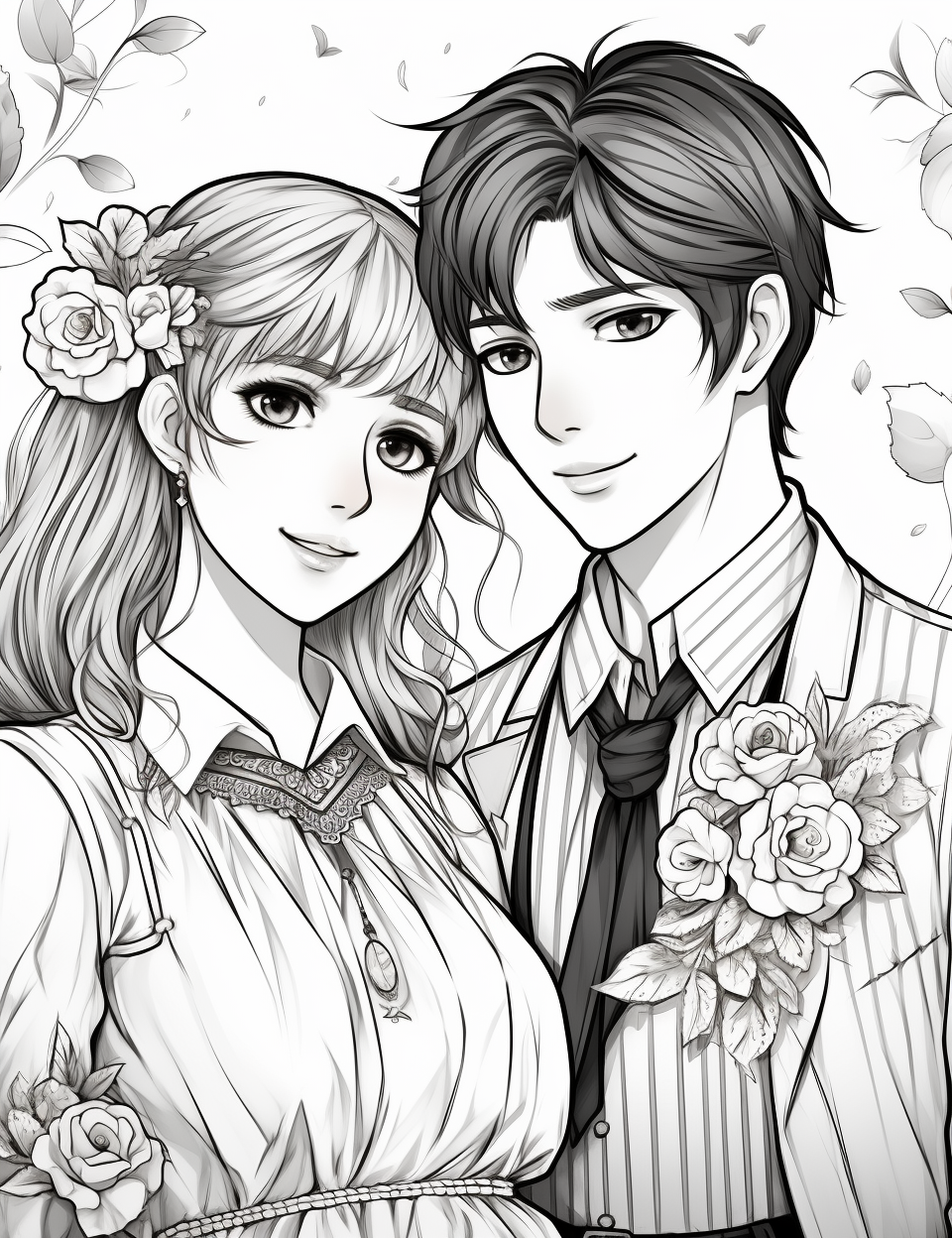 Color Craftables | Coloring Pages | Fantasy Romance Coloring Pages