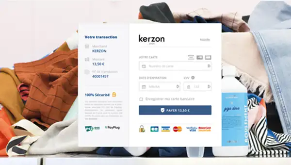 Interface de paiement personnalisable