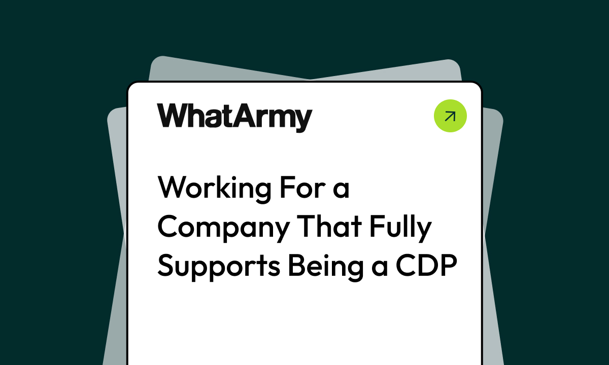 Working For a Company That Fully Supports Being a CDP