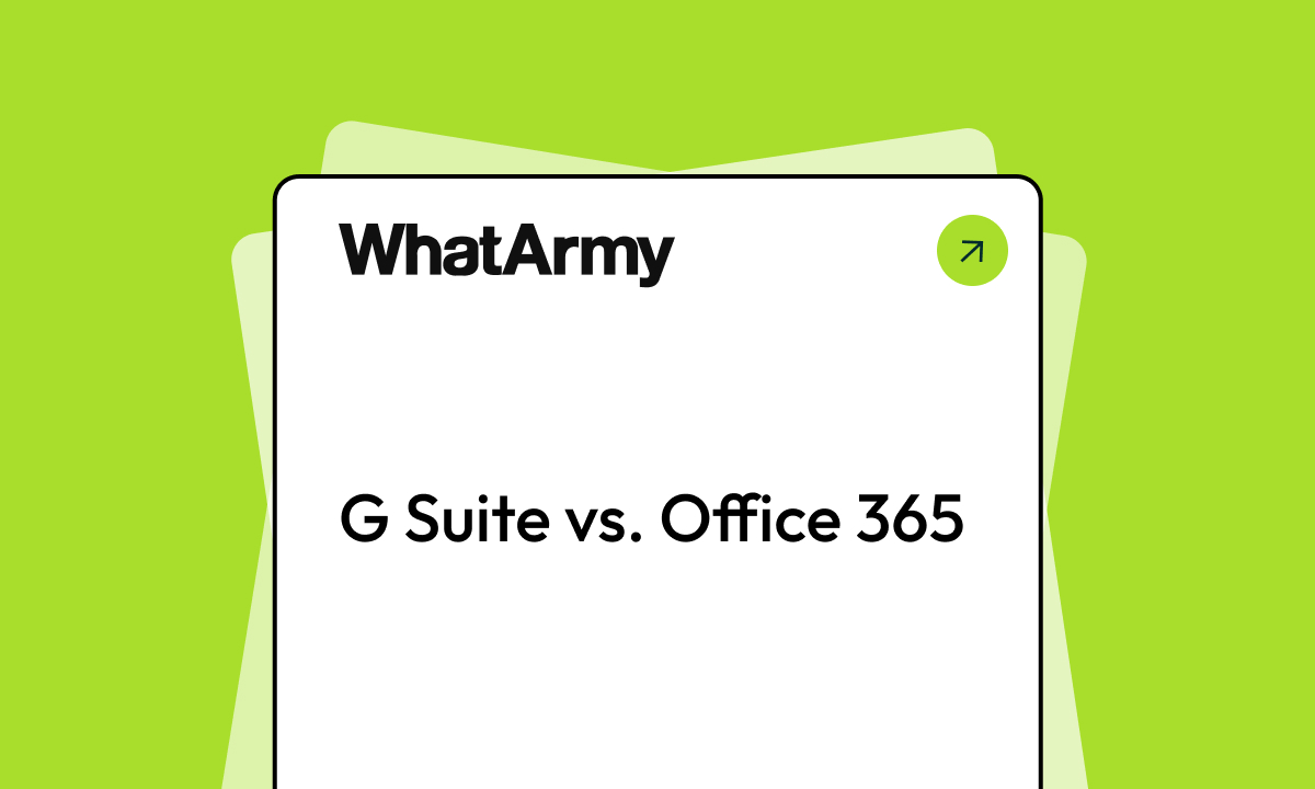 G Suite vs. Office 365