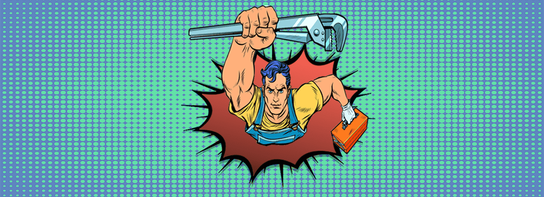 a cartoon of a person holding a sword