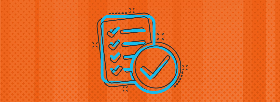 a blue and orange logo