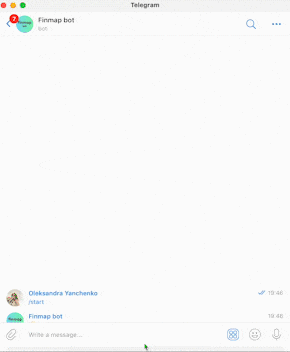 Finmap Telegram bot