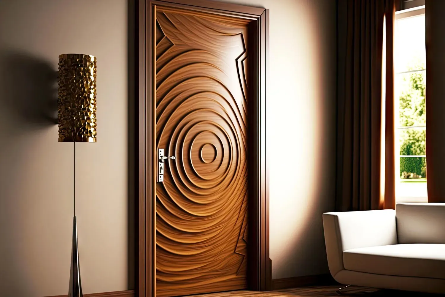 role of aesthetics in wood selection for your door